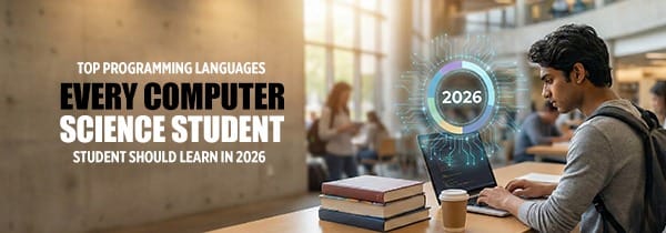 No single programming language is enough in today’s technology-driven world. A successful Computer Science student in 2026 should aim to build a strong foundation with multiple languages, understand their use cases, and apply them through projects.